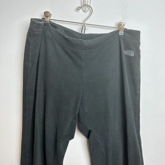 North Face Black Fleece Straight Leg Sweatpants Sz M - Picture 2 of 9